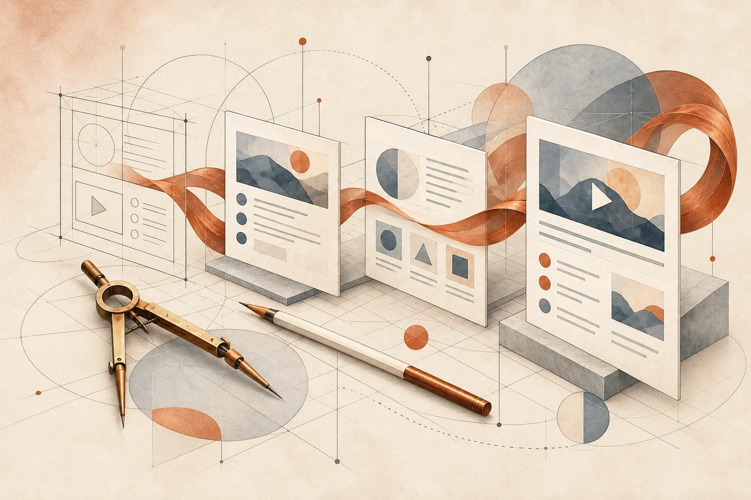 An editorial illustration of considered design and human guidance